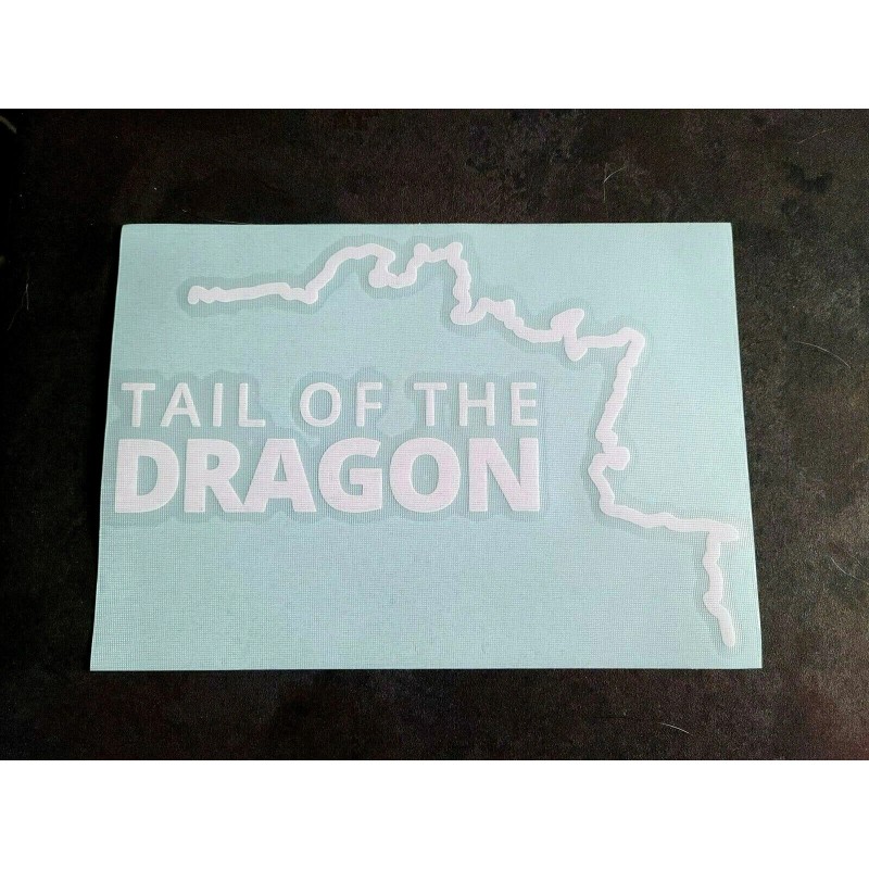 Roadtrip Decals Tail of the Dragon Car Decal Sticker -