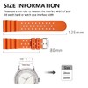 Narako Silicone Curved Line Watch Bands 20mm 22mm Quick Release