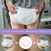 Weewooday 10 Pcs Adult Plastic Pants, X-Large, White, Waterproof Incontinence