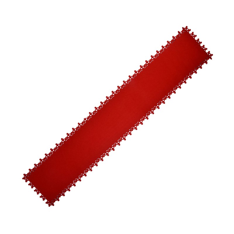 Christmas Table Runner Placemat Heat Protection Water Absorption Felt Table