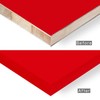 ZYJT Red Edge Banding, 1 1/2" x 25ft Non Glued