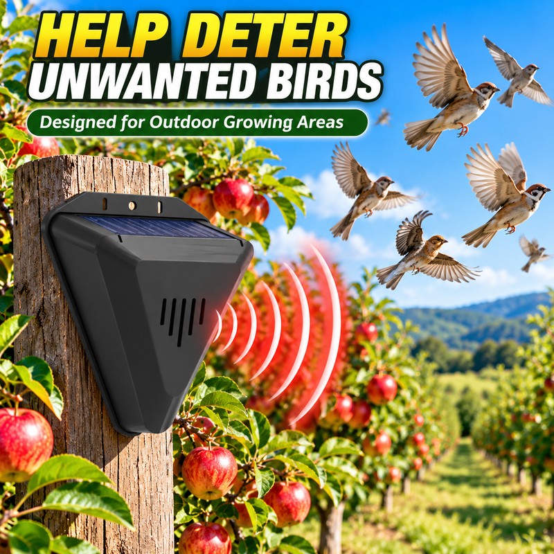 Solar Bird Repeller for Outdoor Protection – Solar Powered Animal