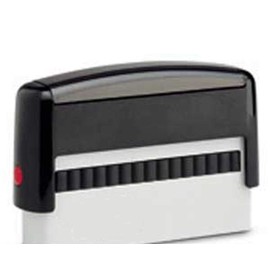 Commission Expiration Date Stamp for a Notary, 0.375 x 2.75 Inches, Black