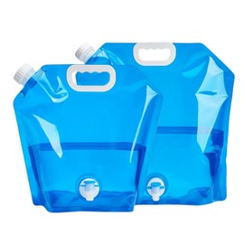 SMYJDMM Foldable Water Canister, 5L/10L Water Canister with Tap, Water Canister Camping Drinking Water with Carry Handle Flexible Water Container for Camping, Hiking and Water Storage at Home