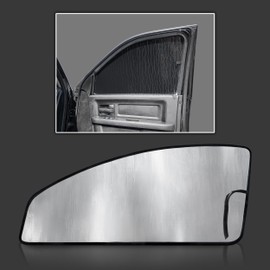 Custom Fit Front Side Sunshades (2pcs) for 2010 2011 2012 2013 2014 2015 2016 2017 2018 2019 2020 2021 2022 2023 2024 2025 Dodge RAM 2500 3500 Pickup Truck - 4dr Quad Cab, Crew Cab, Mega Cab