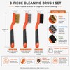 Hard Bristle Cleaning Brush for Rust & Detail Scrubbing –