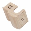 Wooden Hamster House Bite Resistant Large Space Bottomless Small Pet