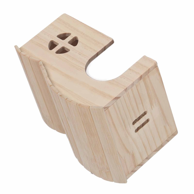 Wooden Hamster House Bite Resistant Large Space Bottomless Small Pet