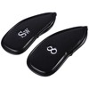 12pcs PU Leather Black Golf Club Head Cover Iron Head