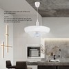 E27 LED Ceiling Fan Light Small Noiseless LED Fan Modern