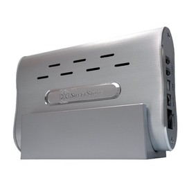Silverstone MS04 All-Aluminum External 3.5" Hard Drive Enclosure, Ehanced IDE, ATA/ATAPI-6 to USB 2.0, SST-MS04S