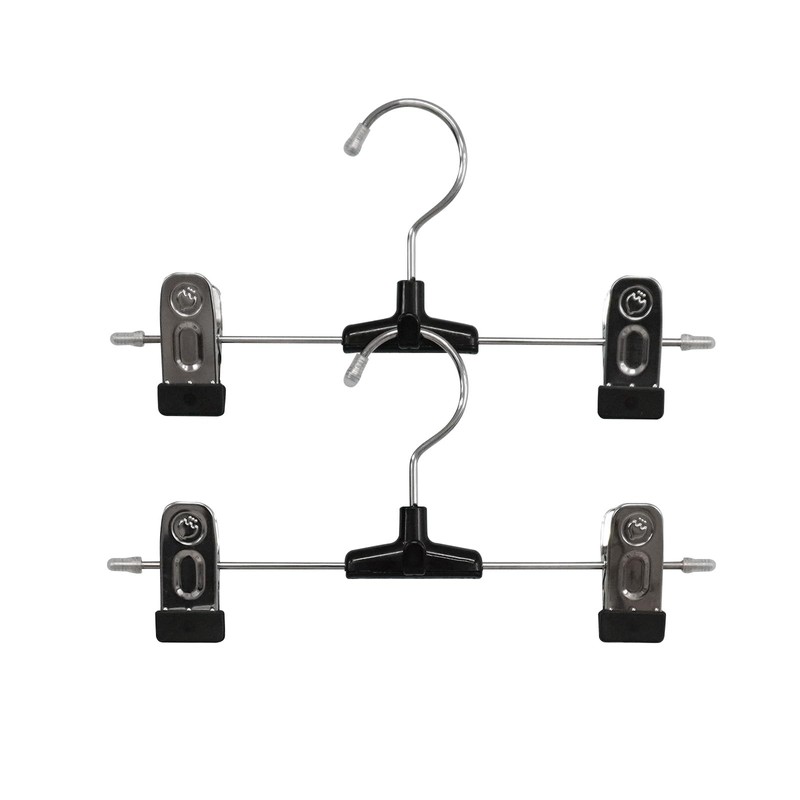 Shinko Hangers, Metal Skirt Hangers, 1 Tier, Set of 2