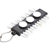 Tecno Pro Cross-Country Golf Tee Holder with 12 Tees &