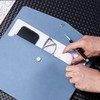 1 Document Bag, 10 Paper Clips, Travel Document Holder Organiser,
