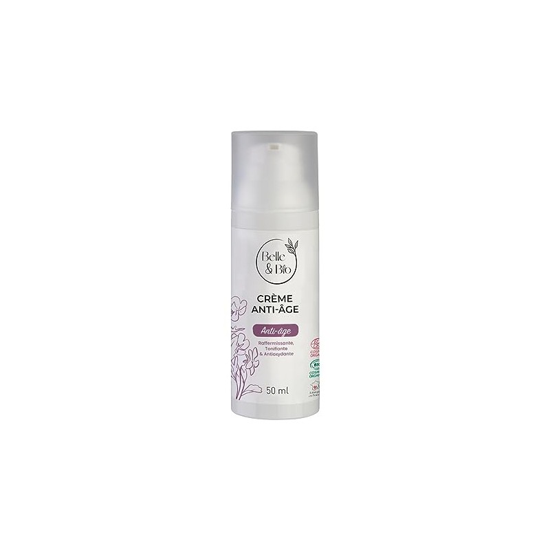 Belle&Bio Organic Certified Anti-Aging Cream for All Skin Types 50ml
