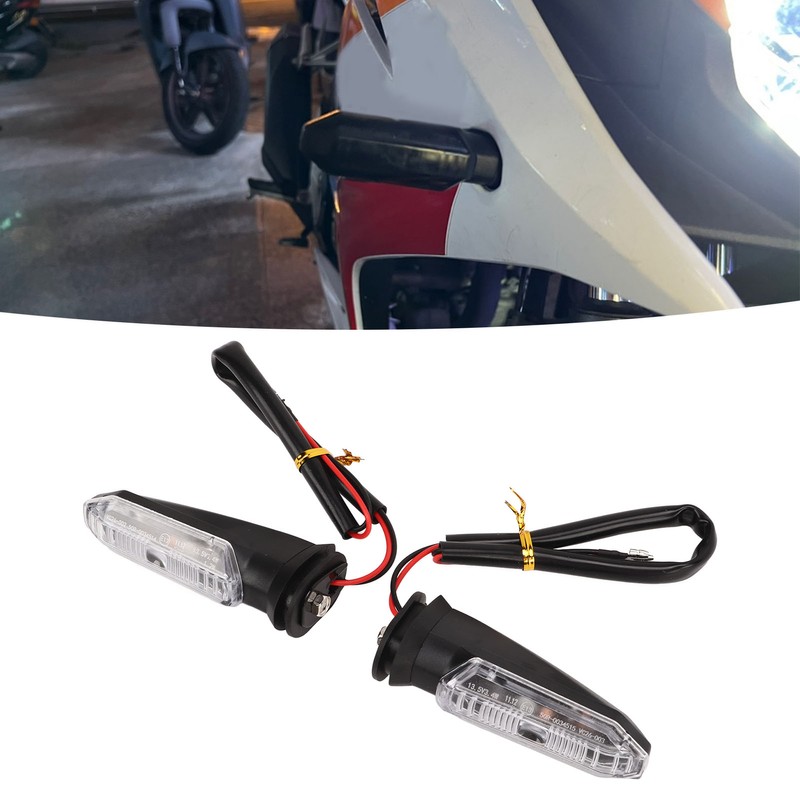 2Pcs Motorcycle Turn Signal Light 12V 1.5W Turning Indicator Lamp