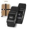 Pack of 2 Suitcase Straps - Adjustable Suitcase Straps with