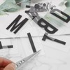 104 Black Thin Letters Number Symbols for Your A3 /A4/A5
