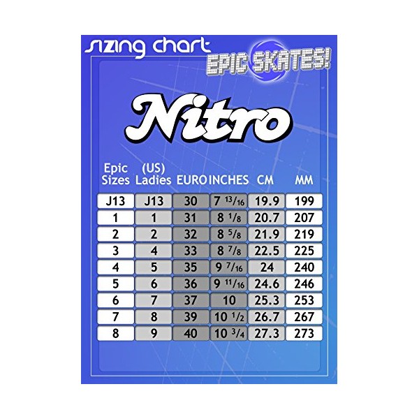 Epic Skates Nitro Turbo Indoor/Outdoor Quad Speed Roller Skates