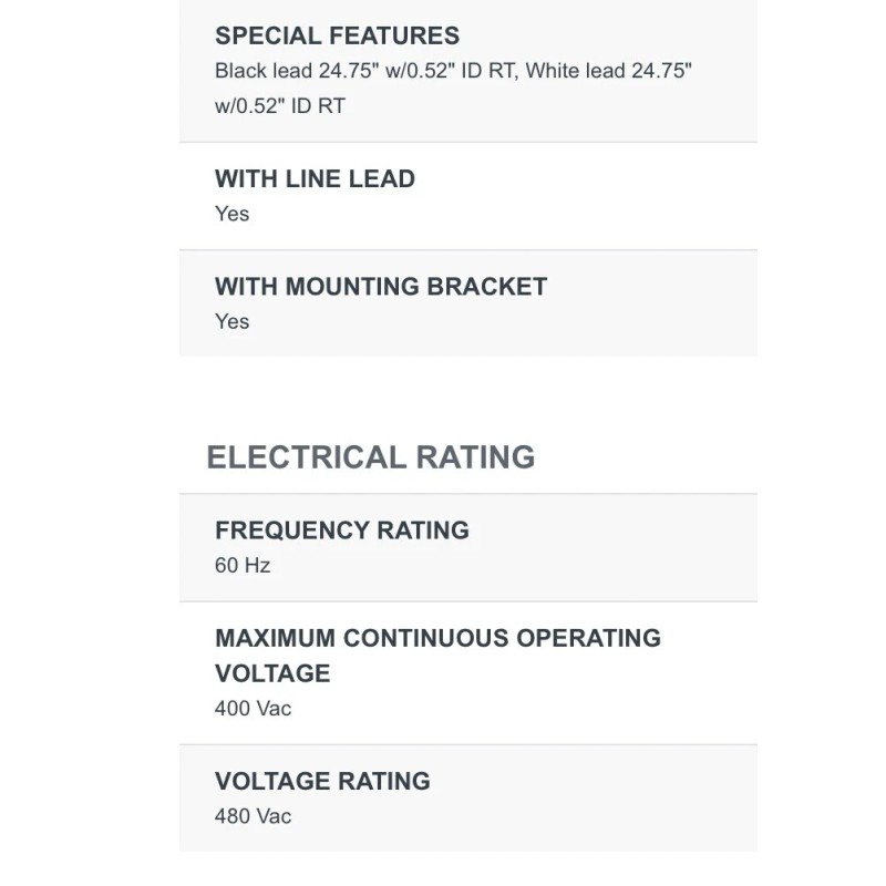 Eaton Cooper Power VariStar Storm Trapper HE MOV Surge Arrester