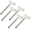 FASTROHY 5pcs Metal Tube Toothpaste Squeezer Keys Metal Roller Hair
