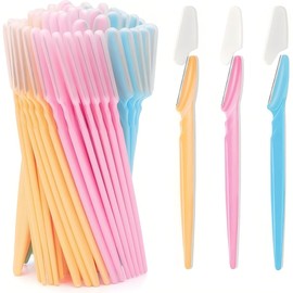 Set de Eyebrow Razor,15 Piezas Perfiladores de Cejas,Multiusos Maquinilla de Afeitar Ceja con Cubierta para Mujeres,Afeitadora Precisión para Depilación Facial,Kit de Depilación Facial