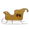Northlight Lighted Shiny Sleigh Outdoor Christmas Decoration - 36" -