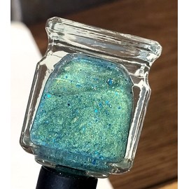 Deborah Lippmann nail polish ~ Mermaid's Dream ~ pale seafoam green glitter READ