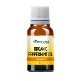 Nature's Shield Organic Peppermint Essential Oil 25 ml