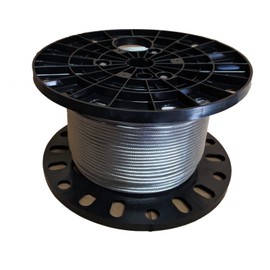 1/8" Stainless Steel Cable Railing Wire Rope 1x19 Type 316 (450 Feet)