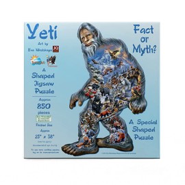 SUNSOUT INC - Yeti - 850 pc Special Shape Jigsaw Puzzle by Artist: Eva Nikolskaya - Finished Size 25" x 38" - MPN# 95017