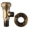 Upluckey Round Handle Color Gold Easy to Use European Style