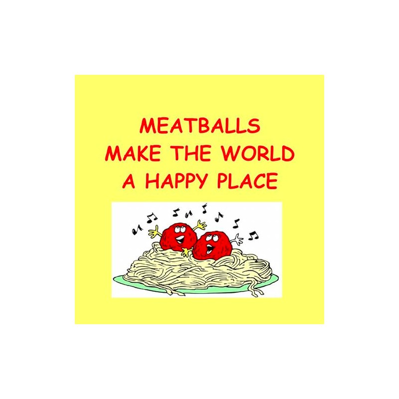 CafePress Meatballs Round 4" MDF Holiday Ornament