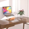 NAMAII Wooden Laptop Stand, Ergonomic Computer Stand for Desk, Portable