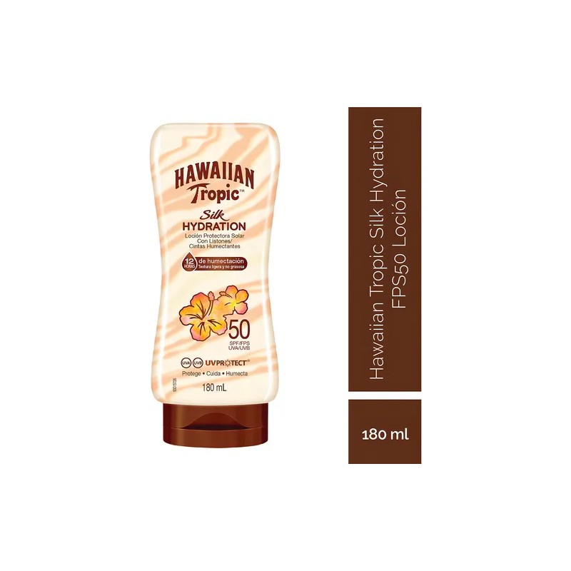 Protector Solar Hawaiian Tropic Silk Hydration FPS 50 Textura Ligera