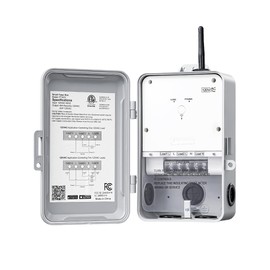 DEWENWILS Pool Pump Timer, Heavy Duty Outdoor WiFi Timer Box, 40A 120VAC 2HP, Work with Smart Life, Alexa, Google Assistant, Easy Wiring for Pool, Water Heater, ETL Listed