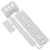 SPARES2GO Door Plastic Mounting Bracket Fixing Slide Kit Compatible with