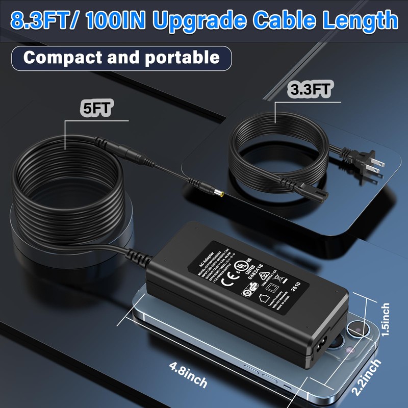 12V DJ Controller Charger Replacement Compatible with Pioneer DJ DDJ-FLX10