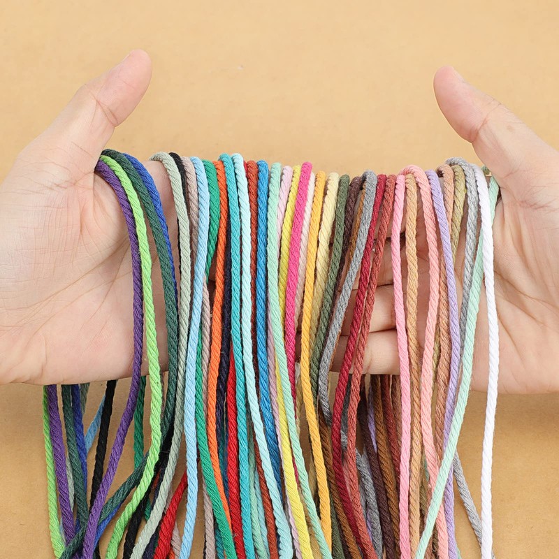 Macrame Cord 4mm x 109Yards (328Feet), Natural Cotton Macrame Rope
