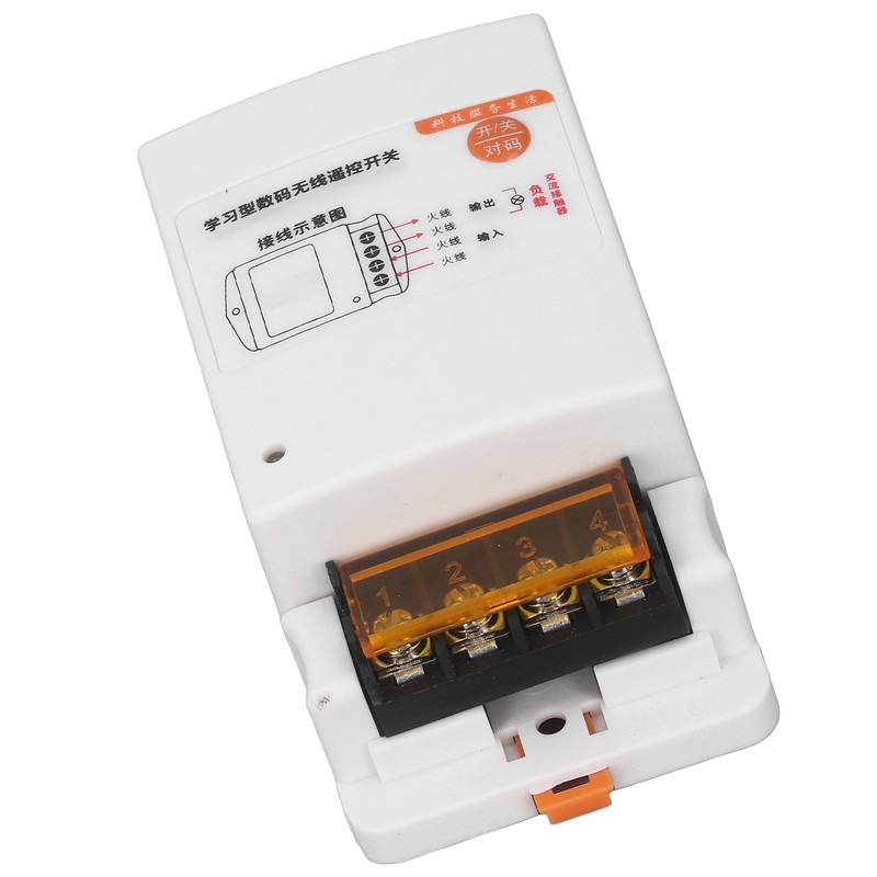 Wireless Remote Switch Industrial ABS Smart Learning Remote Control Wireless