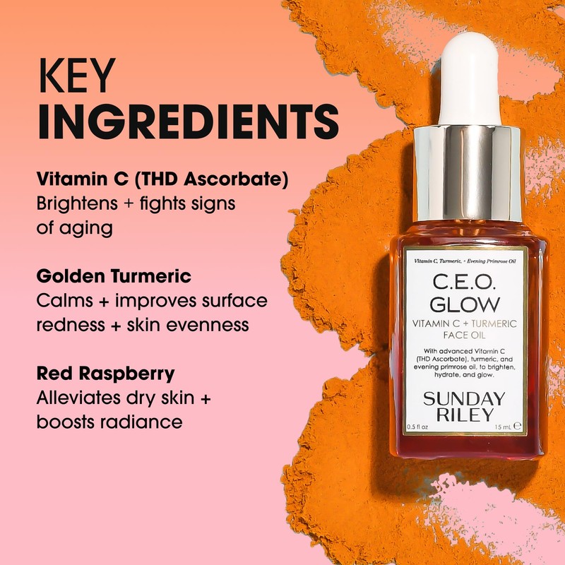 Sunday Riley C.E.O. Glow Vitamin C & Turmeric Face Oil,