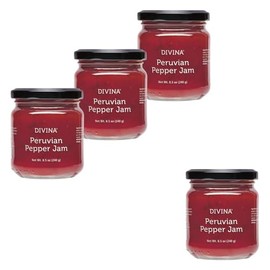 Divina Peruvian Pepper Jam, 8.5 oz, 4 Pack