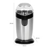 Avilia Trita Kaffeemühle 120 W mit Klingen aus Edelstahl und