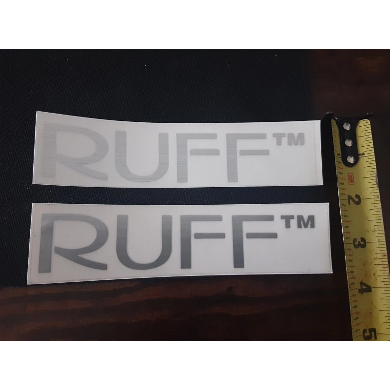 Ruff Racing (x2) Ruff Racing Wheels Sticker Decal