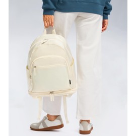 Uselike Gym Backpack for Women Small Gym bag with Expandable Shoe Compartment Water Resistant Sports Backpack 26L