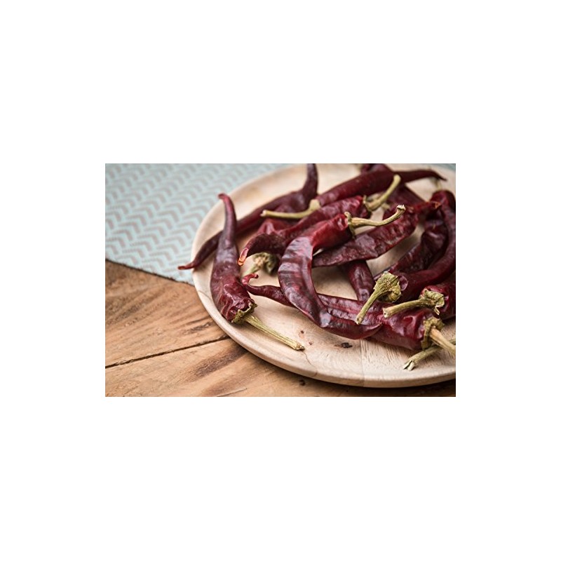 Guindillas Dried Spicy Peppers String of 50