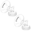 Pack of 2 21 mm Breast Shield Flange for Medela