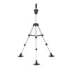 Wig Stand Tripod with Suction Cups Mini Adjustable Mannequin Head