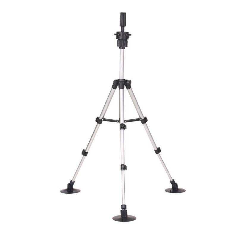 Wig Stand Tripod with Suction Cups Mini Adjustable Mannequin Head