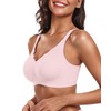 OEAK Womens Wireless Bras Push Up Support Full Coverage Bralettes